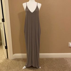 Grey maxi dress M/L